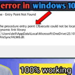 fix CfExecute DLL Error