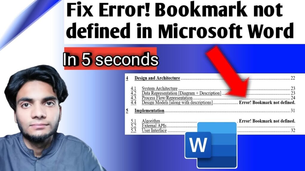 How to Fix “Error! Bookmark Not Defined” in Microsoft Word (Step-by-Step Guide)